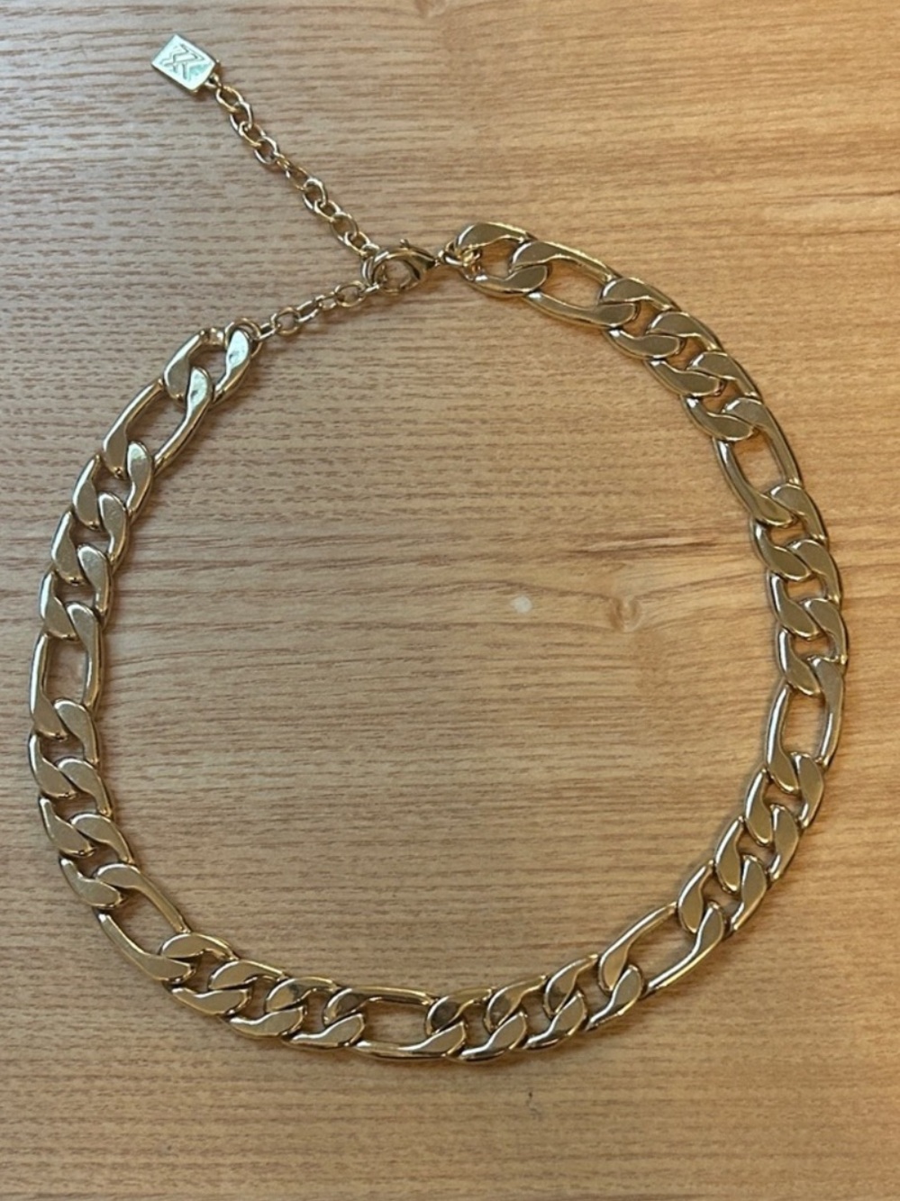 Miranda Frye chunky Figaro chain necklace